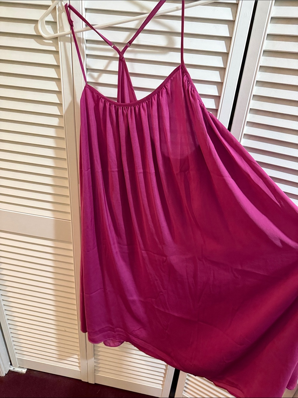 Forever 21 Magenta Spaghetti Strap Slip Dress
